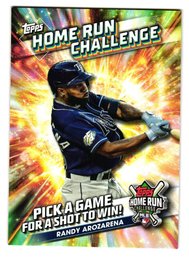 2024 Topps Randy Arozarena Home Run Challenge Unscratched Game Baseball Card Rays