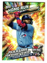 2024 Topps Vladimir Guerrero Jr. Home Run Challenge Unscratched Game Baseball Card Blue Jays