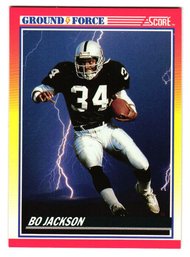 1990 Score Bo Jackson Ground Force Football Card Raiders