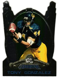 1997 Press Pass Tony Gonzalez Rookie Football Card Chiefs