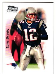 2005 Topps Draft Picks And Prospects Tom Brady Football Card Patriots