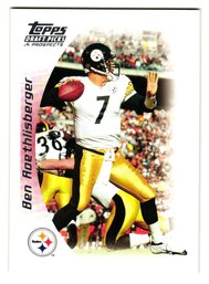 2005 Topps Draft Picks And Prospects Ben Rothlisberger Football Card Steelers