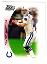 2005 Topps Draft Picks And Prospects Peyton Manning Football Card Colts