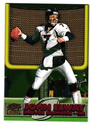 1998 Pacific Revolution John Elway Touchdown Laser Cuts Insert Football Card Broncos