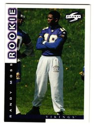 1998 Score Randy Moss Rookie Football Card Vikings