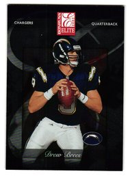 2002 Donruss Elite Drew Brees Football Card Chargers