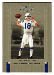 2005 Donruss Classics Peyton Manning Football Card Colts