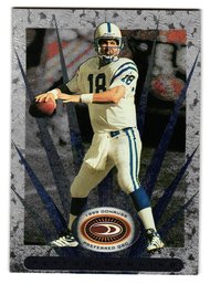 1999 Donruss Preferred QBC Peyton Manning Football Card Colts
