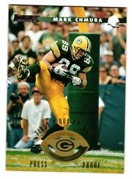 1996 Donruss Press Proof Mark Chmura Football Card Packers (1st 2000 Printed)