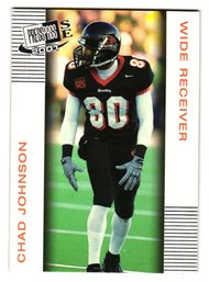 2001 Press Pass Chad Johnson Rookie Football Card Bengals