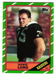 1986 Topps Howie Long Football Card Raiders