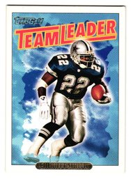 1993 Topps Gold Emmitt Smith Team Leader Football Card Cowboys