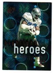 2000 Upper Deck SPX Emmitt Smith Highlight Heroes Insert Football Card Cowboys