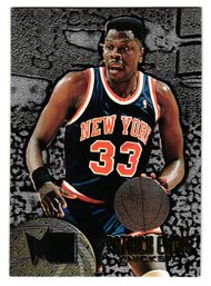1995-96 Fleer Metal Patrick Ewing Basketball Card Knicks