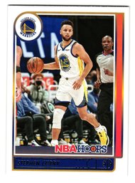 2021-22 Panini Hoops Stephen Curry Basketball Card Warriors