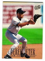 1996 Fleer Ultra Derek Jeter Rookie Baseball Yankees