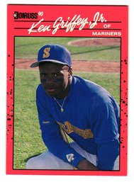 1990 Donruss Ken Griffey Jr. Baseball Card Mariners