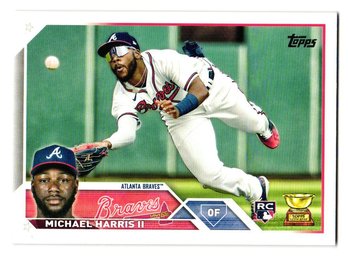 2023 Topps Michael Harris II Rookie Baseball Card Braves