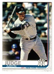 2019 Topps Aaron Judge Baseball Card Yankees