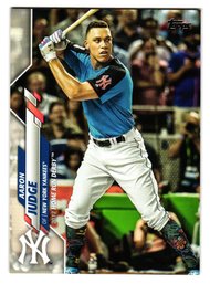 2020 Topps Aaron Judge '17 Home Run Derby Baseball Card Yankees