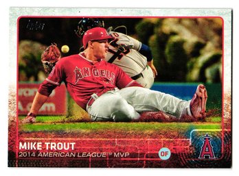2015 Topps Mike Trout '14 A.L. MVP Baseball Card Angels
