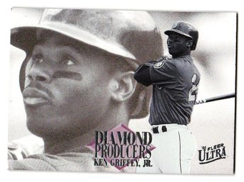 1996 Fleer Ultra Ken Griffey Jr. Diamond Producers Insert Baseball Card Mariners