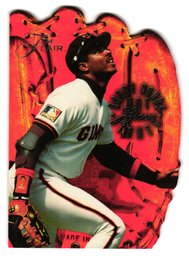 1994 Flair Barry Bonds Hot Glove Die-Cut Insert Baseball Card Giants