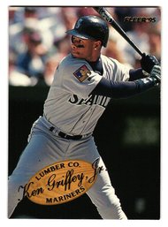 1995 Fleer Ken Griffey Jr. Lumber Company Insert Baseball Card Mariners