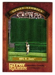 2012 Topps Gypsy Queen Willie Mays Glove Stories Insert Baseball Card Giants