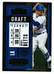 2020 Panini Contenders #'d /299 Mookie Betts Baseball Card Dodgers