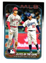 2024 Topps Shohei Ohtani / Mookie Betts Elites Of The Game Baseball Card Angels / Dodgers