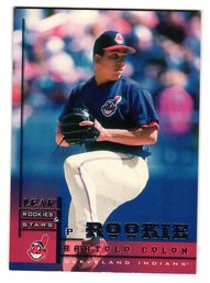 1998 Leaf Bartolo Colon Rookie Baseball Card Indians