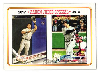 2023 Topps Heritage Aaron Judge Special Baseball Card Yankees #2