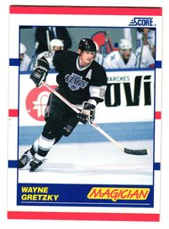 1990 Score Wayne Gretzky Magician Hockey Card Kings