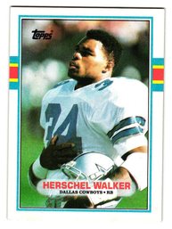 1989 Topps Herschel Walker Football Card Cowboys