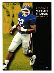 1993 Skybox Premium Edition Michael Strahan Rookie Football Card Giants