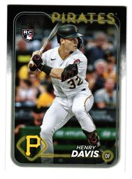 2024 Topps Henry Davis Rookie Baseball Card Pirates