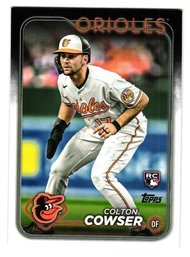 2024 Topps Colton Cowser Rookie Baseball Card Orioles