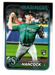 2024 Topps Emerson Hancock Rookie Baseball Card Mariners