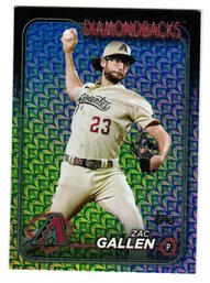 2024 Topps Zac Gallen Holiday Parallel Baseball Card Diamondbacks
