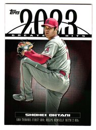 2024 Topps Shohei Ohtani '23 Greatest Hits Insert Baseball Card Angels
