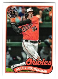 2024 Topps Adley Rutschman '89 Insert Baseball Card Orioles