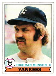 1979 Topps Thurman Munson Baseball Card Yankees