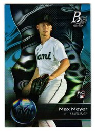 2023 Bowman Platinum Max Meyer Rookie Baseball Card Marlins