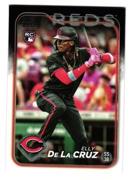 2024 Topps Elly De La Cruz Rookie Baseball Card Reds