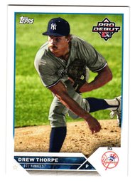 2023 Topps Pro Debut Drew Thorpe Prospect Baseball Card Yankees