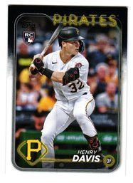 2024 Topps Henry Davis Rookie Baseball Card Pirates
