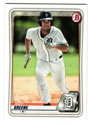 2020 Bowman Riley Greene Prospect Baseball Card Tigers
