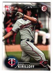 2016 Bowman Alex Kirilloff 1st Bowman Prospect Baseball Card Twins