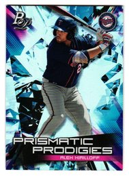2019 Bowman Platinum Alex Kirilloff Prismatic Prodigies Insert Baseball Card Twins